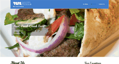 Desktop Screenshot of papagreek.com